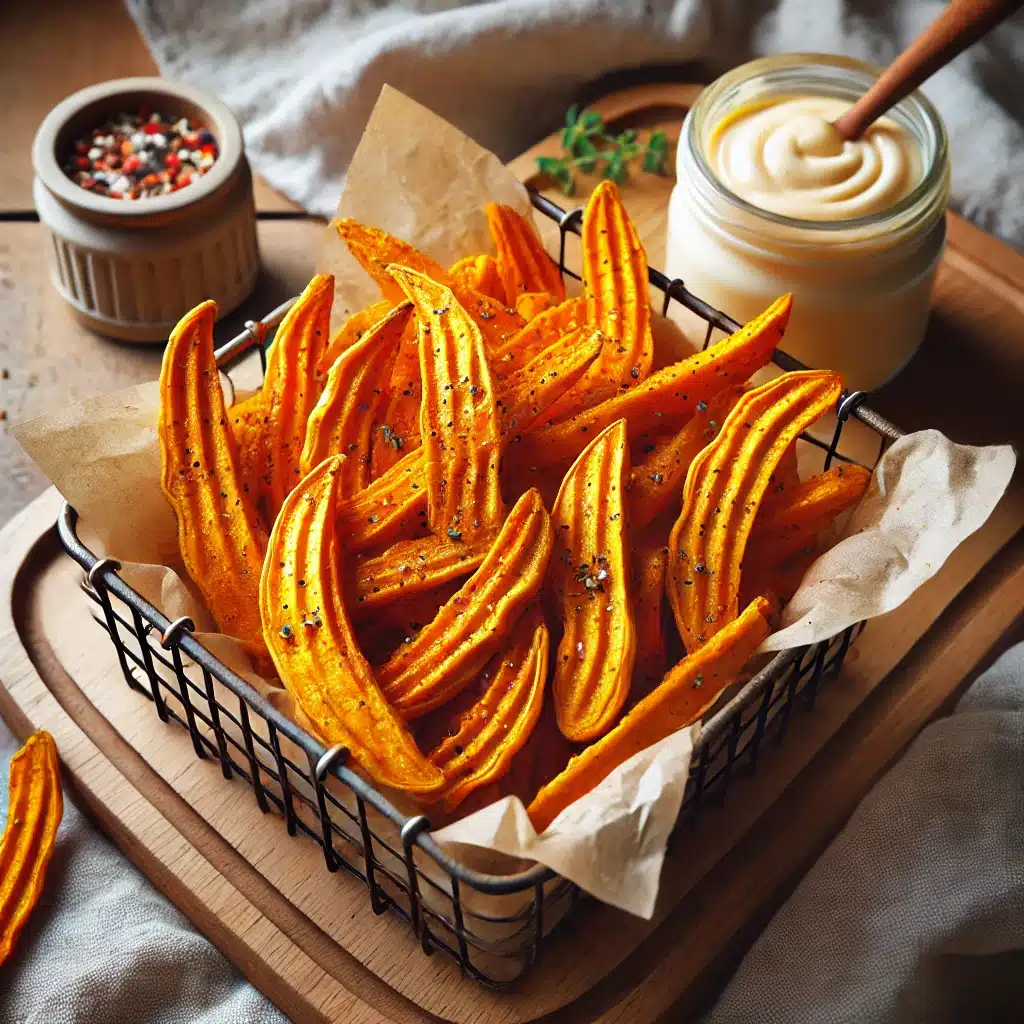 Hokkaido-fritter - En Sund og Lækker Snack (også kaldet sunde pommes frites)