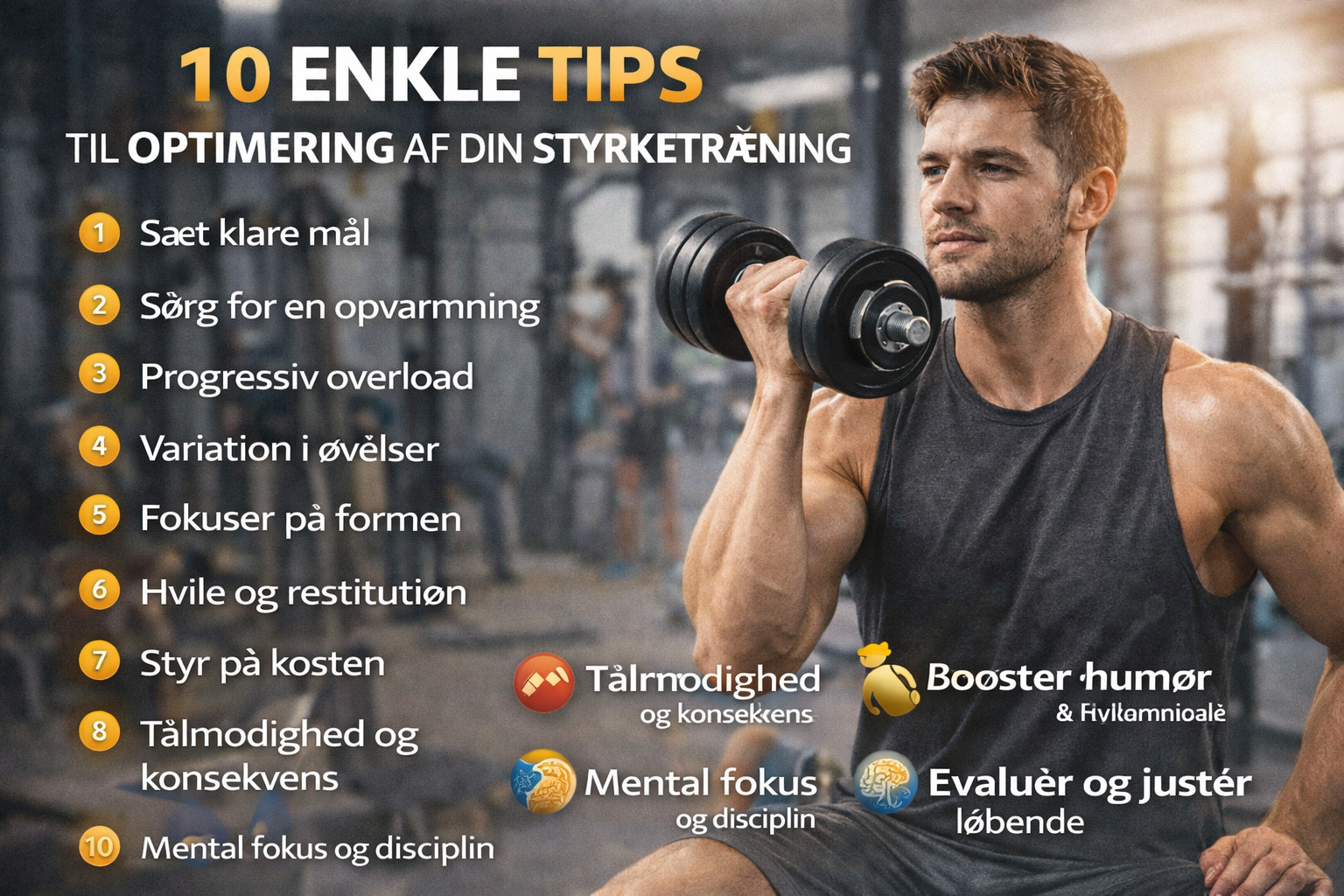 10 Enkle Tips til Optimering af Din Styrketræning