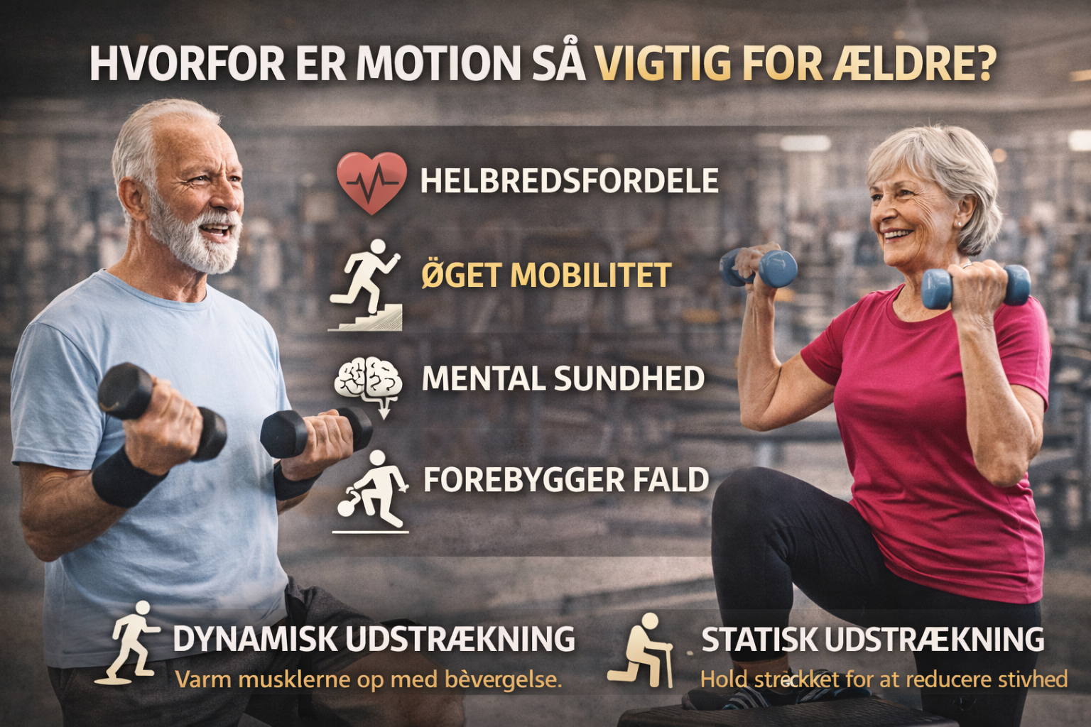Hvorfor er motion så vigtig for ældre?