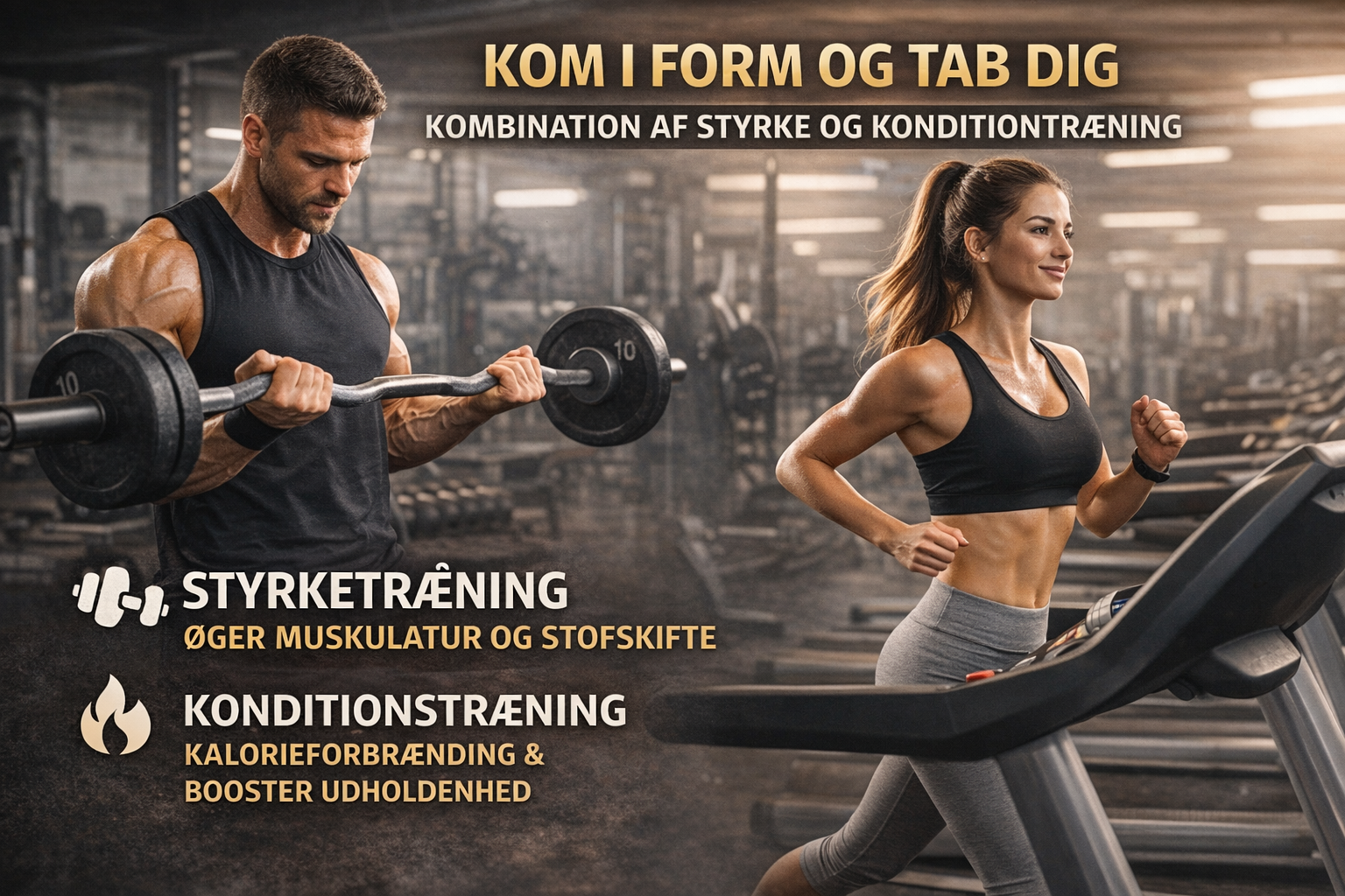 Kom i form og tab dig: Sådan kombinerer du effektivt styrke- og konditionstræning for vedvarende vægttab