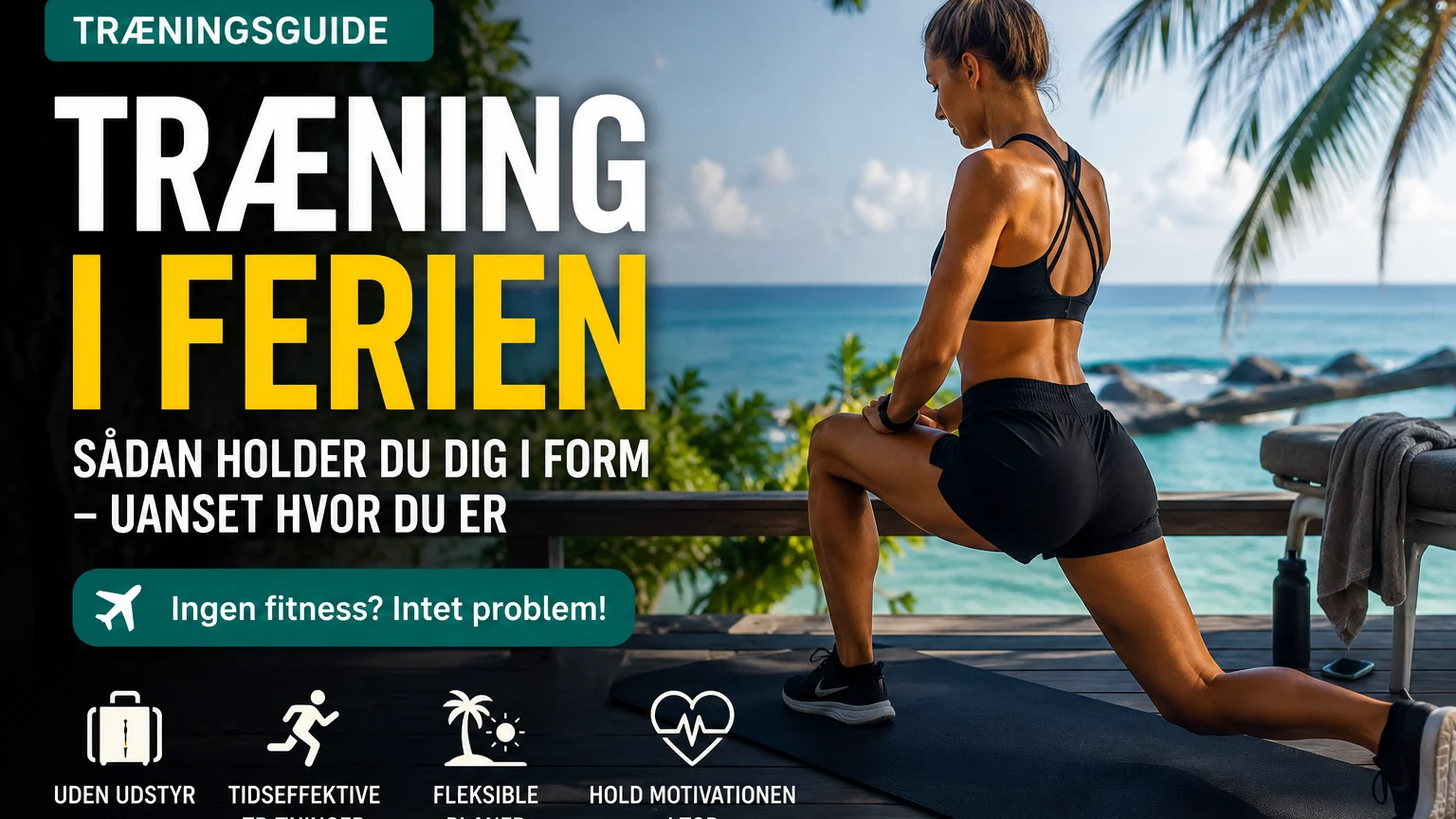 Træning i ferien – Den komplette guide til at holde formen uden et fitnesscenter