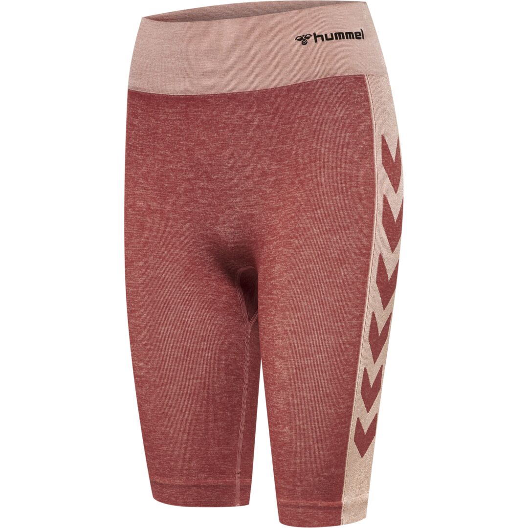 Hummel CLEA Seamless Cycling Shorts - Withered Rose/Rose Tan Melange 