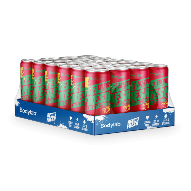 Refresh Energy Drink (24 x 330 ml) - Strawberry/Lime