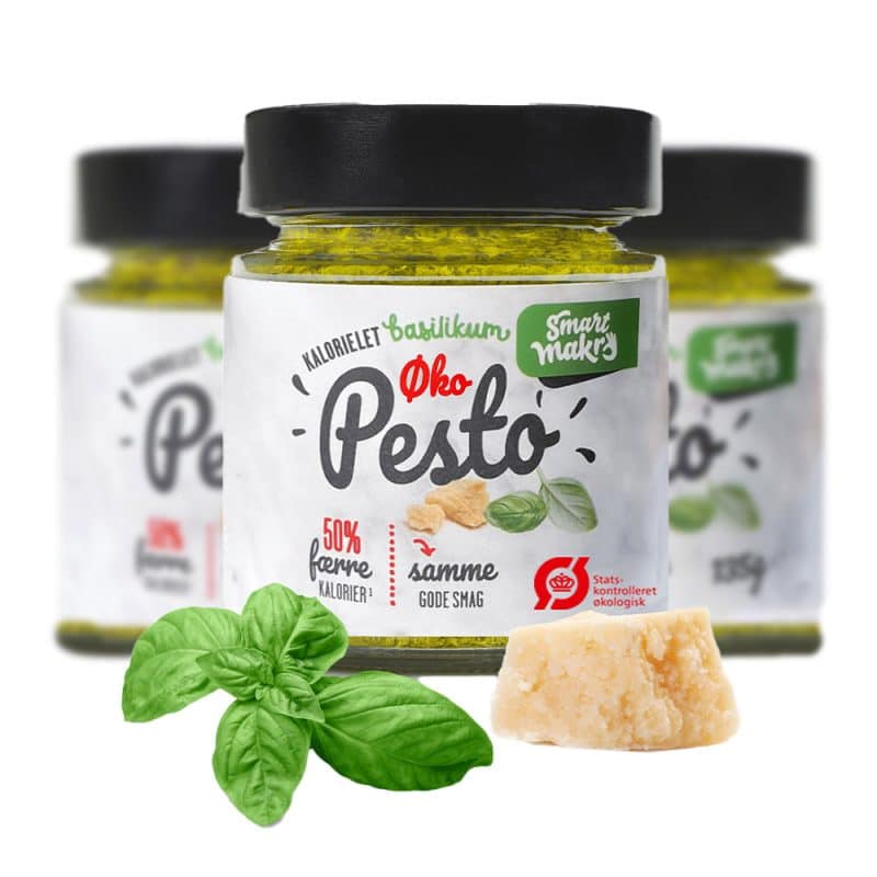 Smart Makro Øko Kalorielet Basilikumpesto (6x 135g)