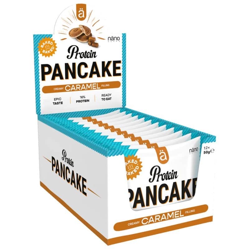 Nano Supps Protein Pancake - Caramel (12x 50g) - OBS! BEDST FØR 5/7-24