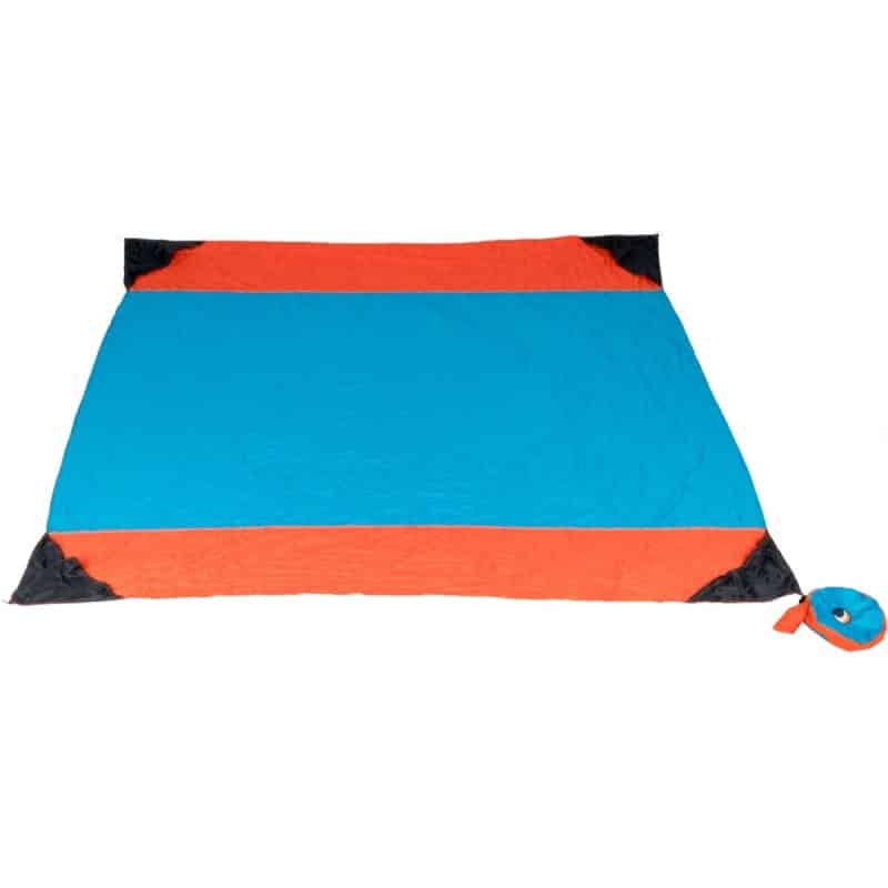 Ticket To The Moon Beach Blanket Aqua / Orange