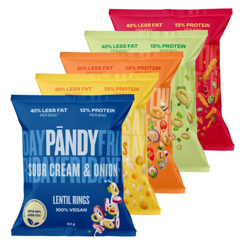 PANDY Chips - Bland Selv (6x 50g)