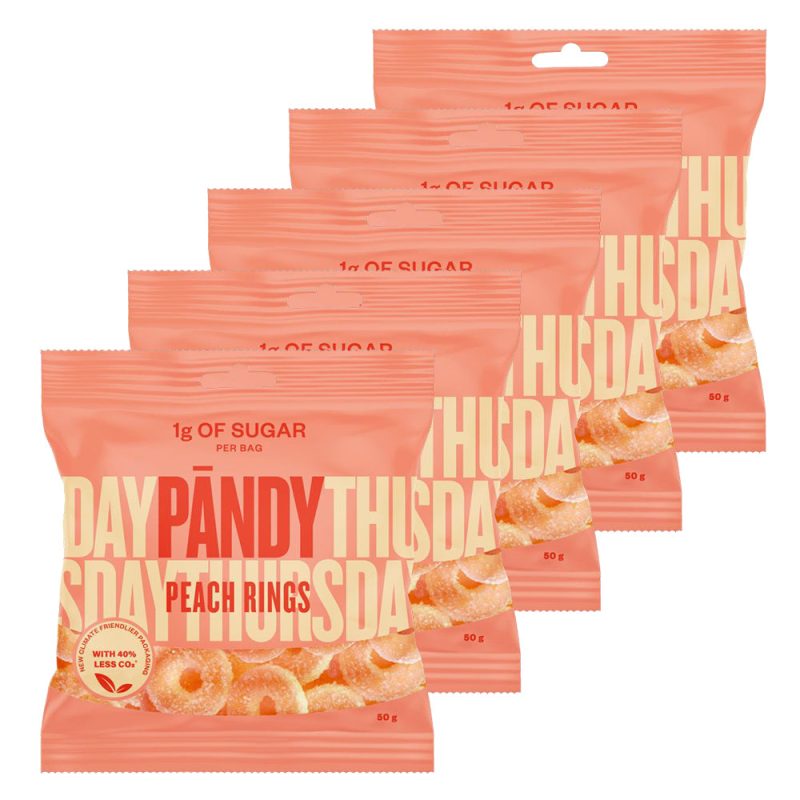 PANDY CANDY (6x50g) - Peach Rings