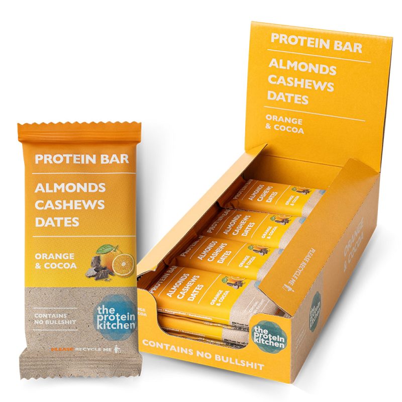 The Protein Kitchen Bar - Orange & Cocoa 12x 55g