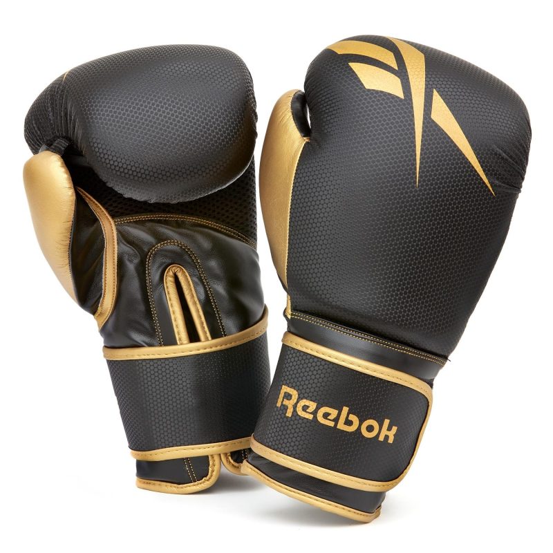 Reebok Boksehandsker - Guld/Sort 14 oz