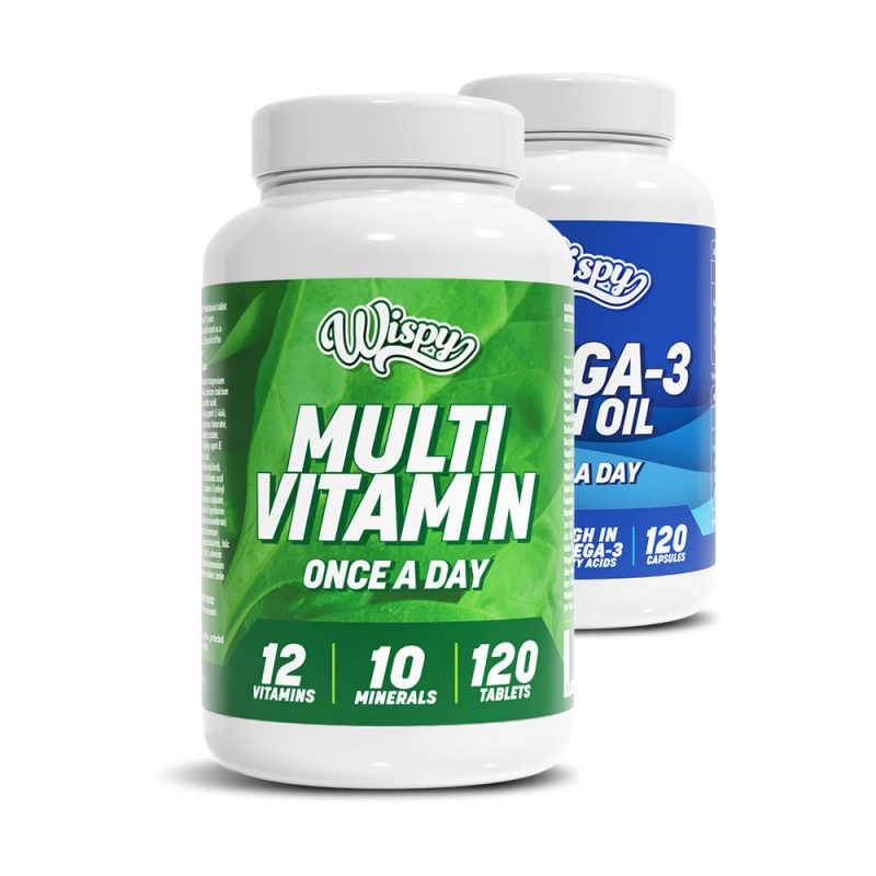 Wispy Omega 3 og Multivitamin (2x 120 stk)