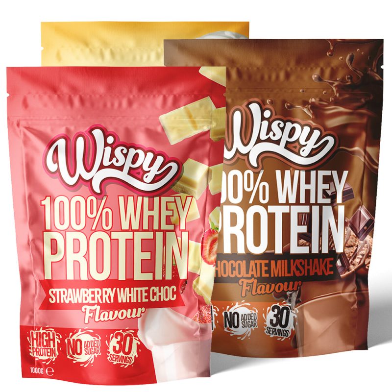 Wispy Whey 100 (3x 1 kg) - Proteinpulver