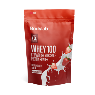 Bodylab Whey 100 Proteinpulver Strawberry Milkshake (400g)