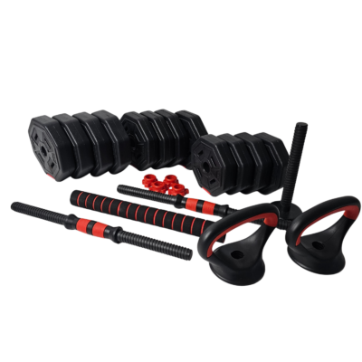 Odin Basic Justerbare Håndvægte 20kg 3 i 1 Sæt (Inkl. Vægtstang og Kettlebell)