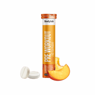 Pre Workout Tabs (20 stk) - Ice Tea Peach