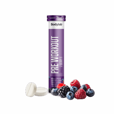 Pre Workout Tabs (20 stk) - Berry