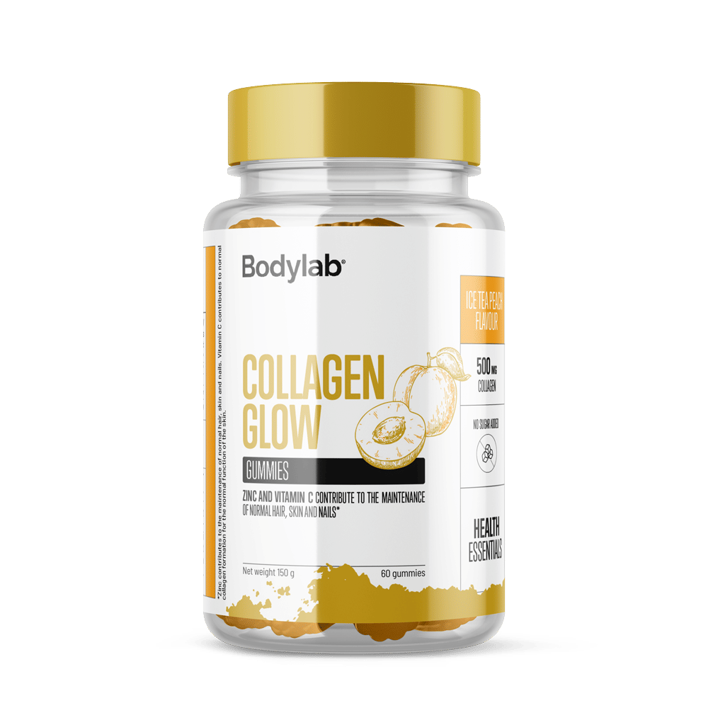 Collagen Glow Gummies (60 stk) - Ice Tea Peach