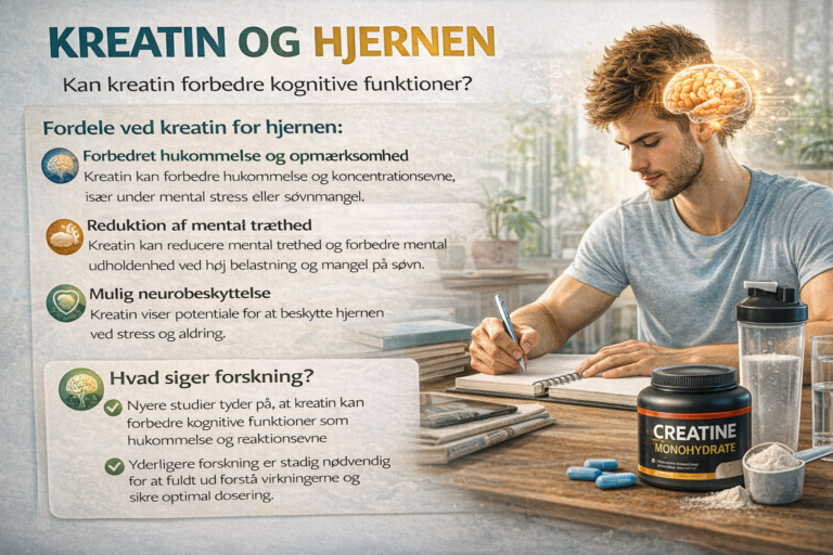 Kreatin og hjernen – kan kreatin forbedre hukommelse, fokus og mental energi?